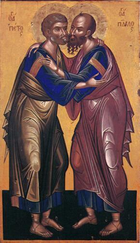Péter és Pál apostolok ikonja