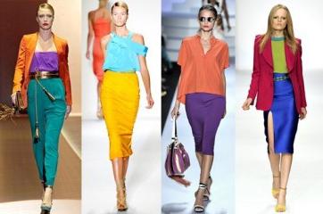 hogyan lehet kombinálni a színeket a ruhákban